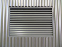 fixed building ventilation panels